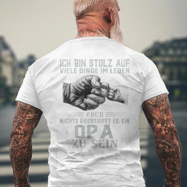 Ich Bin Stolz Aufiele Dinge Nichts Übertrifft Es Ist Ein Opa German T-Shirt mit Rückendruck Geschenke für alte Männer