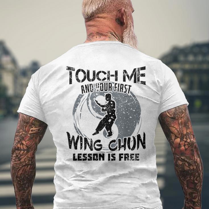 Martial Arts Kung Fu Martial Arts For Wing Chun T-Shirt mit Rückendruck Geschenke für alte Männer