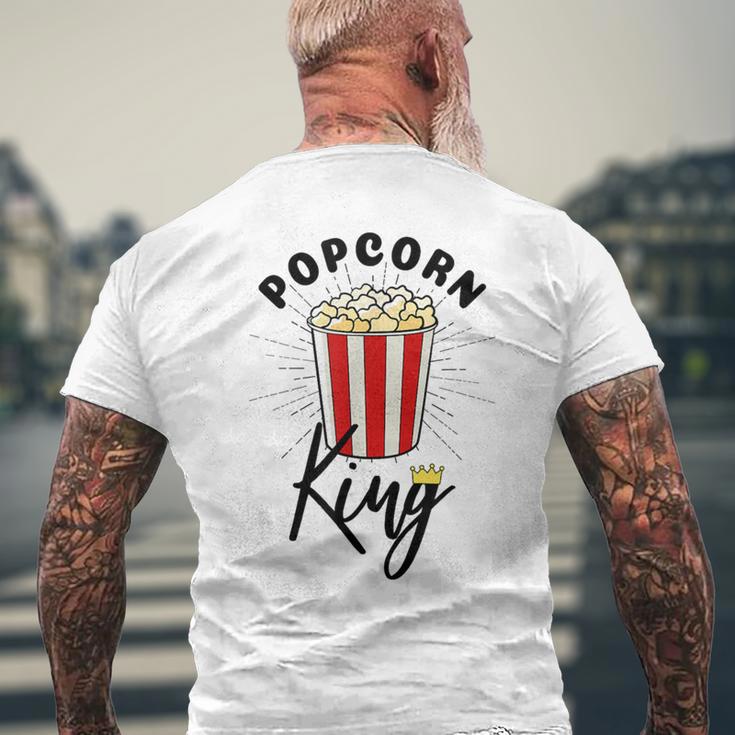 Popcorn King Popcorn Costume Film Cinema T-Shirt mit Rückendruck Geschenke für alte Männer