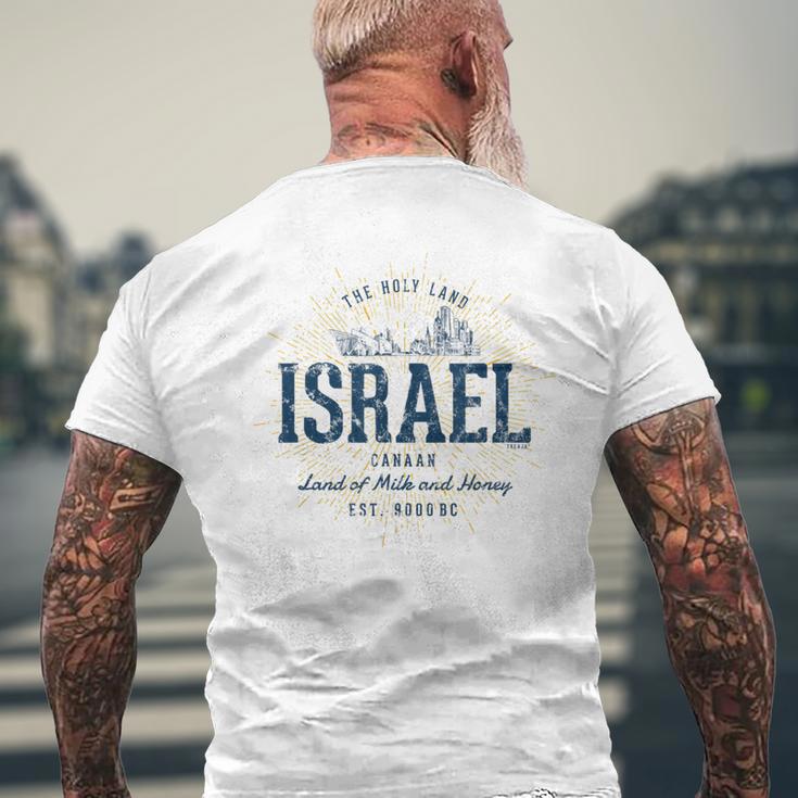 Retro Styleintage Israel S T-Shirt mit Rückendruck Geschenke für alte Männer