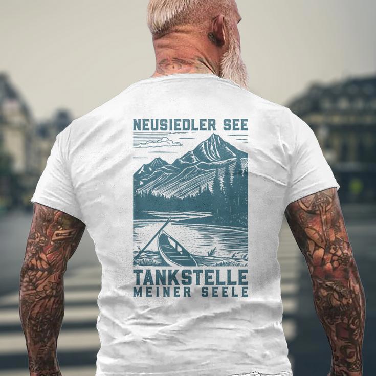 Seelenheimat Neusiedler See T-Shirt mit Rückendruck Geschenke für alte Männer