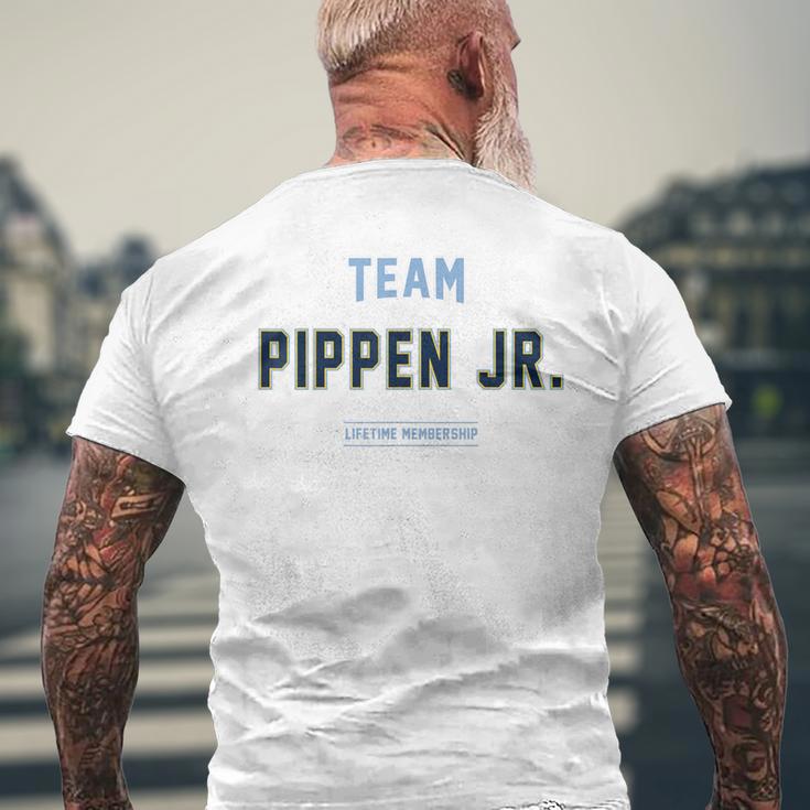 Team Pippen Jr Proud Family Last Name Family T-Shirt mit Rückendruck Geschenke für alte Männer