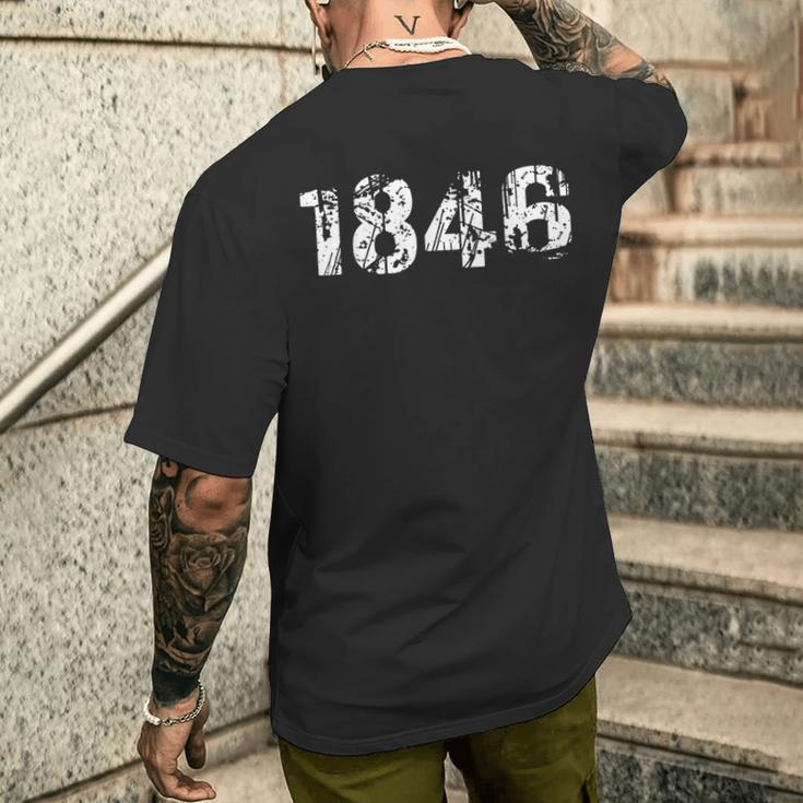 1846 Fan T-Shirt mit Rückendruck Geschenke für Ihn