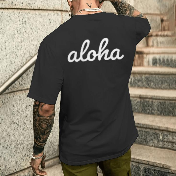 Aloha S T-Shirt mit Rückendruck Geschenke für Ihn