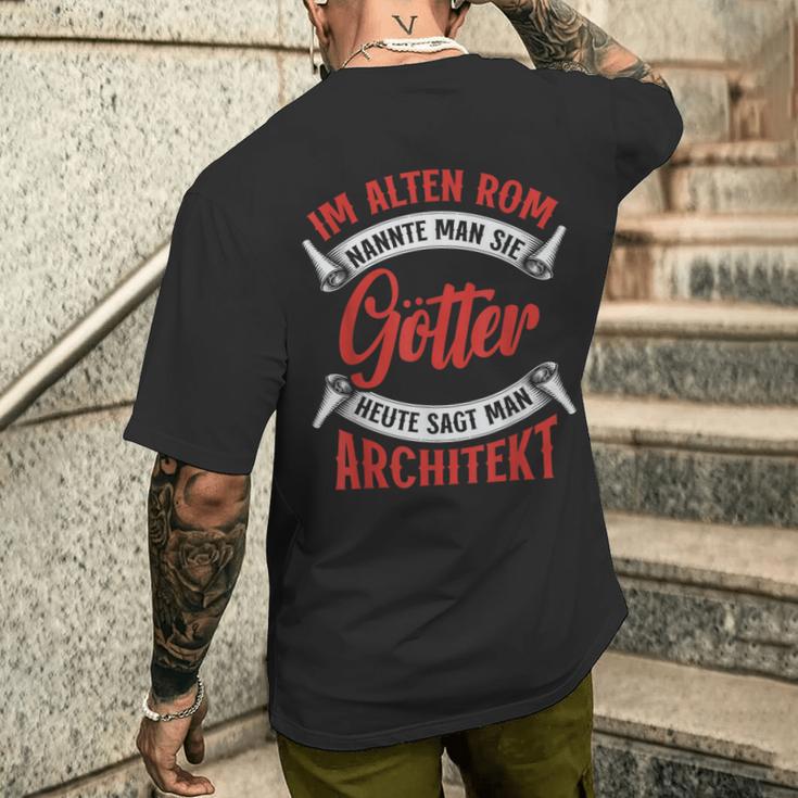 Architektur Ich Bin Also Architekt T-Shirt mit Rückendruck Geschenke für Ihn