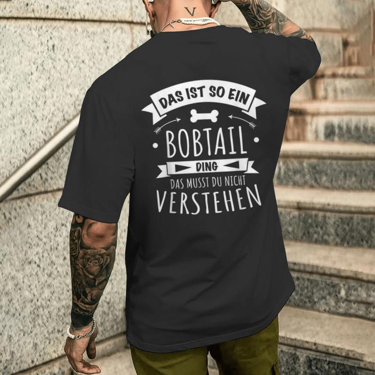 Bobtail Das Ist So Ein Bobtail Ding T-Shirt mit Rückendruck Geschenke für Ihn