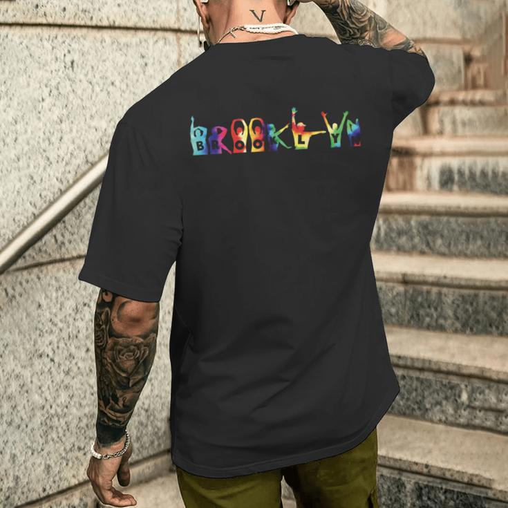 Brooklyn Nyc Tie Dye T-Shirt mit Rückendruck Geschenke für Ihn