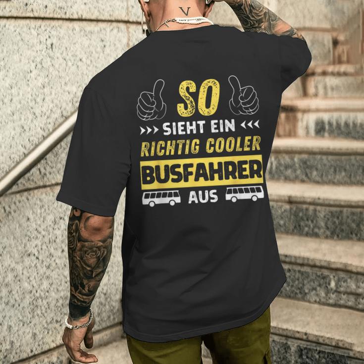 Bus Bus Driving Passenger Work Bus Driver T-Shirt mit Rückendruck Geschenke für Ihn