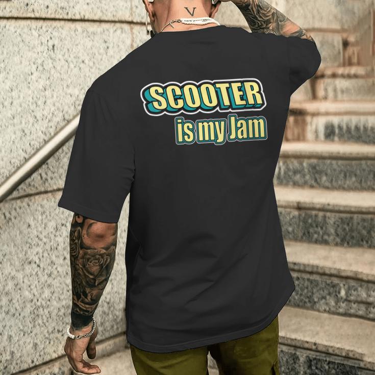 Damen Scooter Rider Scooter Ist Mein Ding Mit-Ausschnitt T-Shirt mit Rückendruck Geschenke für Ihn