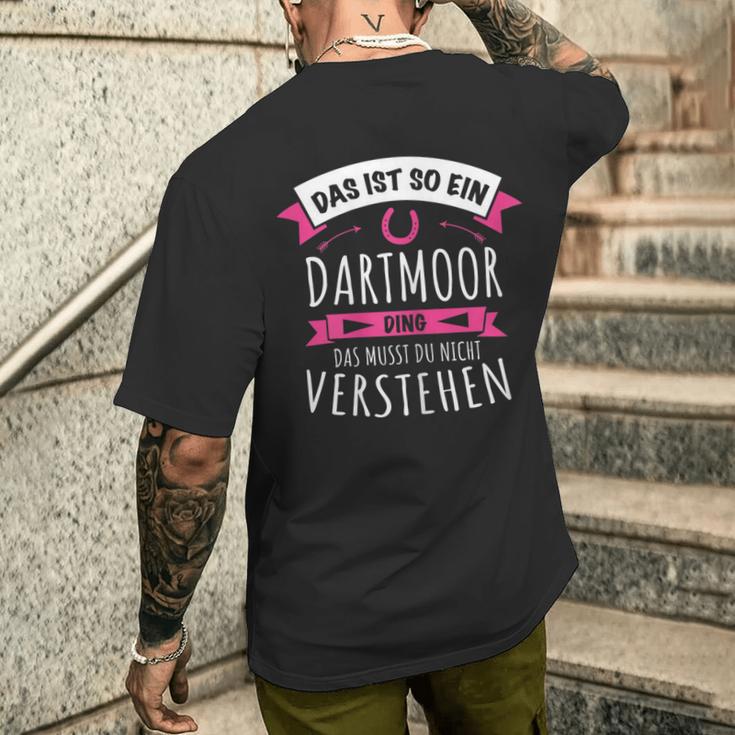 Dartmoor Das Ist So Ein Dartmoor Ding T-Shirt mit Rückendruck Geschenke für Ihn