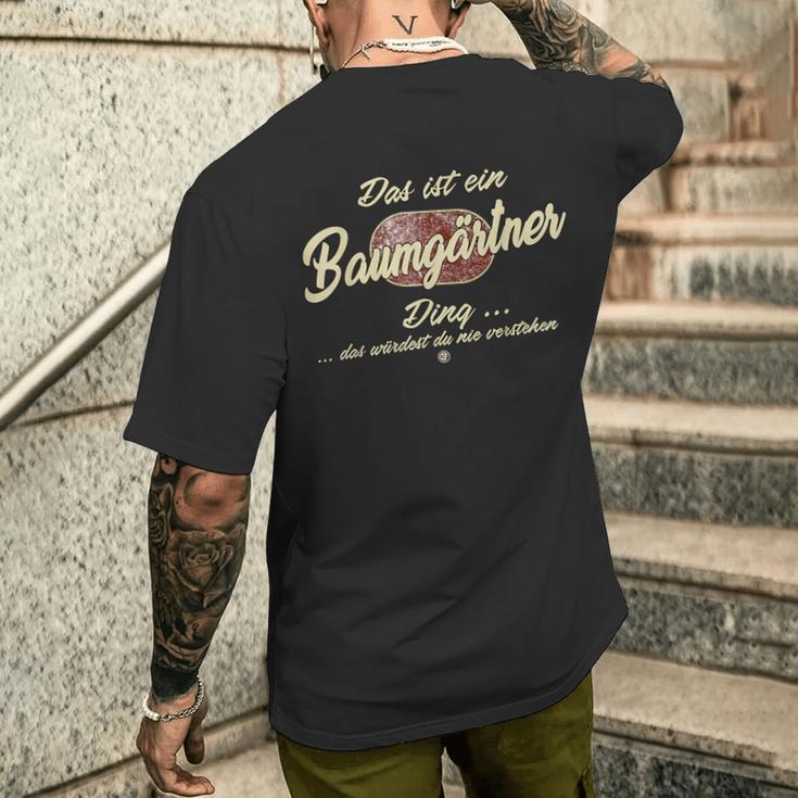 Das Ist Ein Baumgärtner Ding Family Tree Gardener T-Shirt mit Rückendruck Geschenke für Ihn