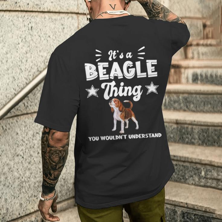 Das Ist Ein Beagle Ding Geschenk Beagle T-Shirt mit Rückendruck Geschenke für Ihn