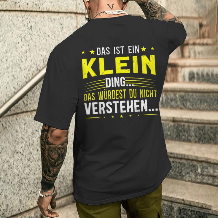 Das Ist Ein Klein Ding Das Ist Ein Klein Ding S T-Shirt mit Rückendruck Geschenke für Ihn