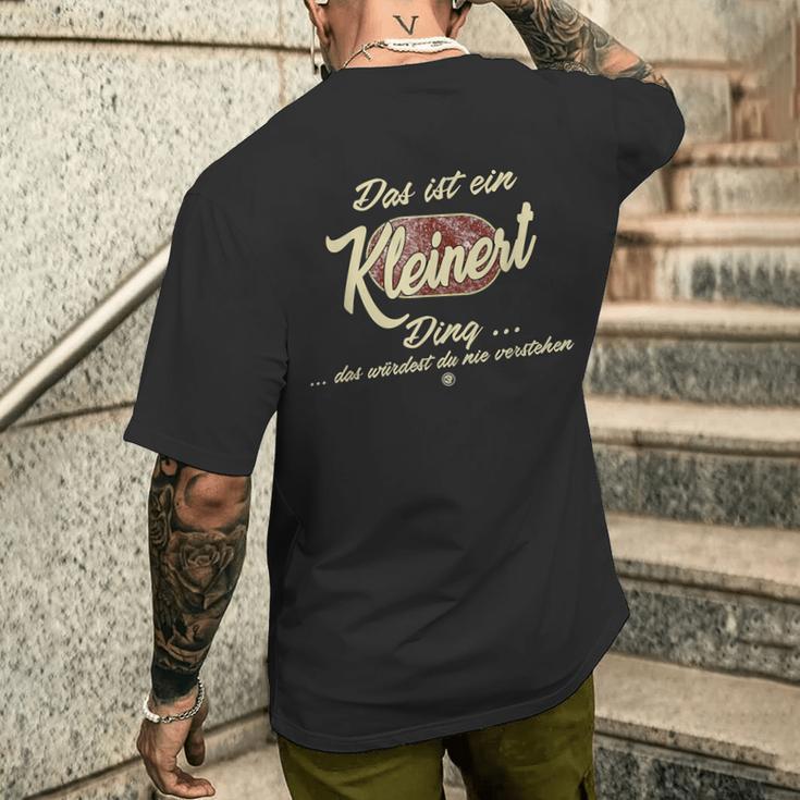 Das Ist Ein Kleinert Ding Lustiges Familie Kleinert T-Shirt mit Rückendruck Geschenke für Ihn