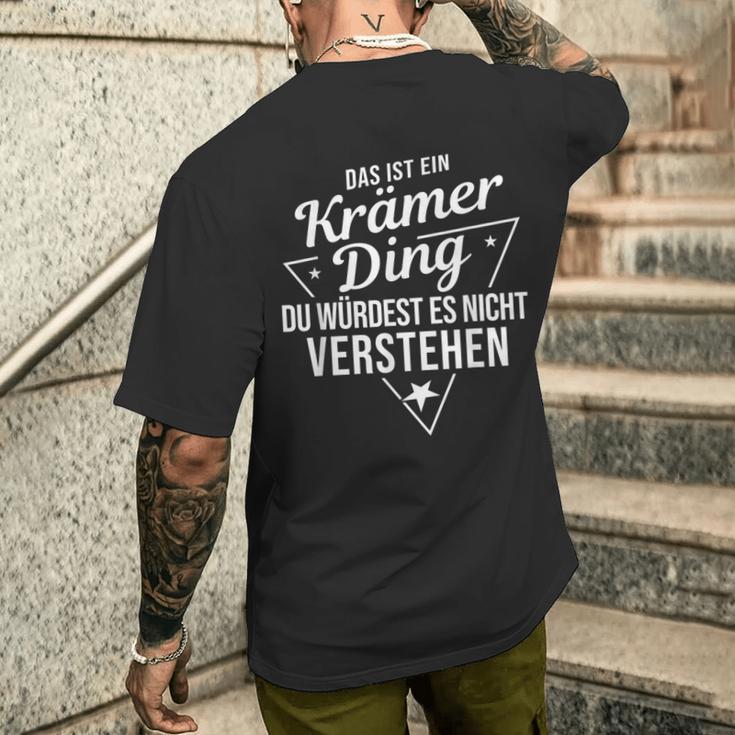 Das Ist Ein Krämer Ding Du Würdest Es Nicht Understand T-Shirt mit Rückendruck Geschenke für Ihn