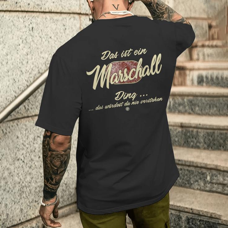 Das Ist Ein Marschall Ding Family Marschall S T-Shirt mit Rückendruck Geschenke für Ihn