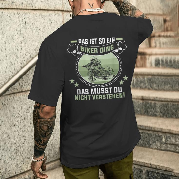 Das Ist So Ein Biker Ding Motorradfahrer Biker T-Shirt mit Rückendruck Geschenke für Ihn