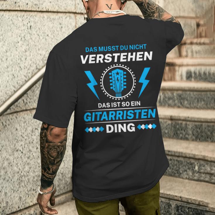 Das Ist So Ein Gitarristen Ding Bassisten Gitarrist T-Shirt mit Rückendruck Geschenke für Ihn