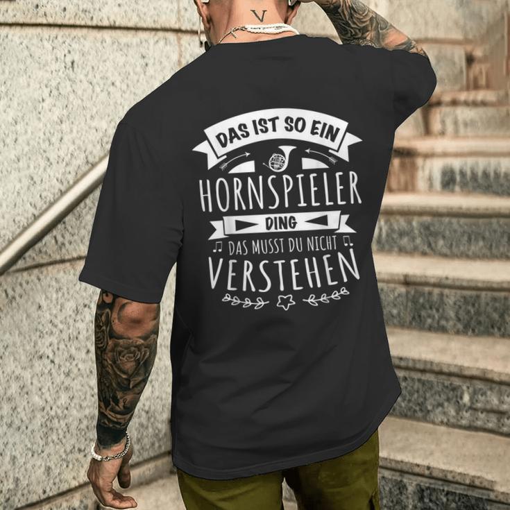 Das Ist So Ein Horn Ding T-Shirt mit Rückendruck Geschenke für Ihn