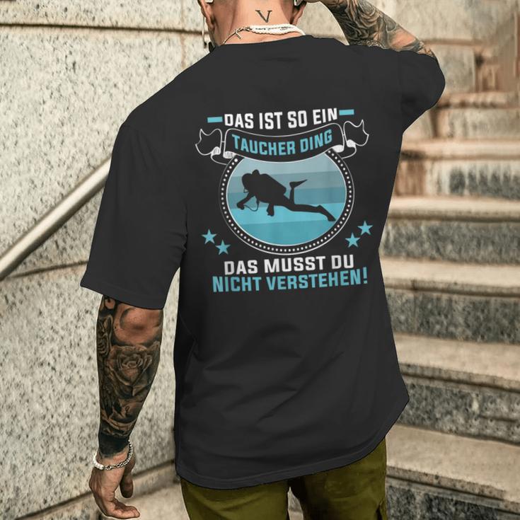 Das Ist So Ein Taucher Ding Diving Instructor T-Shirt mit Rückendruck Geschenke für Ihn