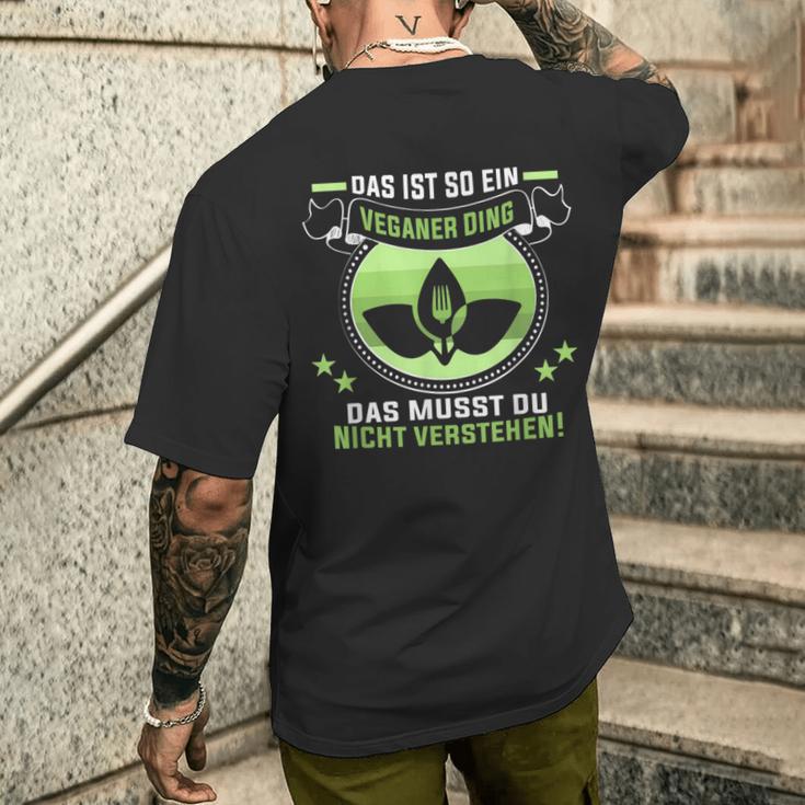 Das Ist So Eineganer Dingegan T-Shirt mit Rückendruck Geschenke für Ihn