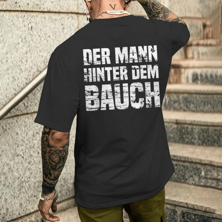 Der Mann Hinter Dem Bauchintage Father's Day T-Shirt mit Rückendruck Geschenke für Ihn