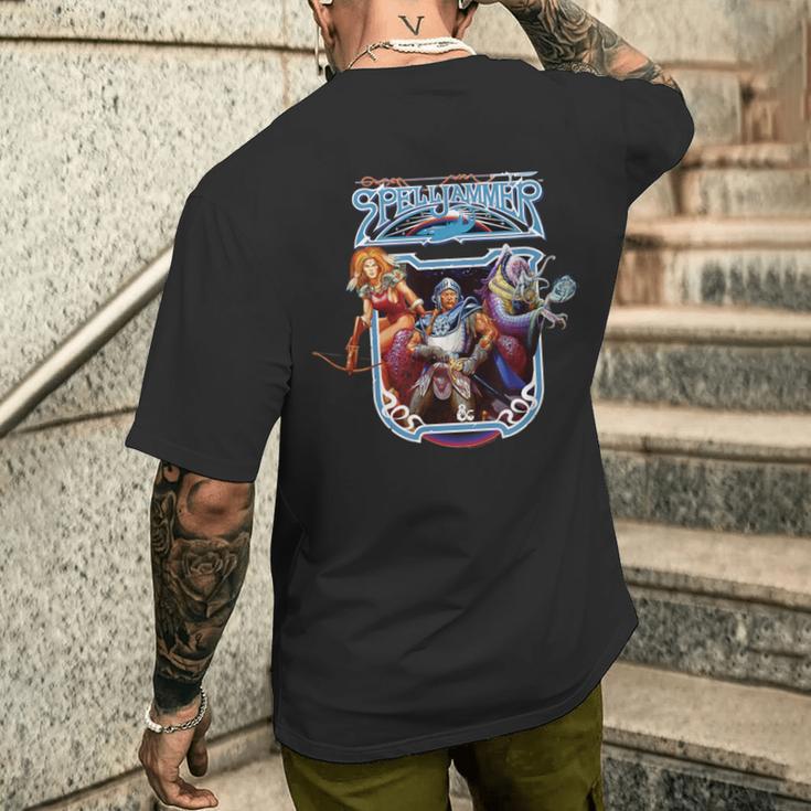 Dungeons & Dragons 50Th Anniversary Spelljammerintage T-Shirt mit Rückendruck Geschenke für Ihn