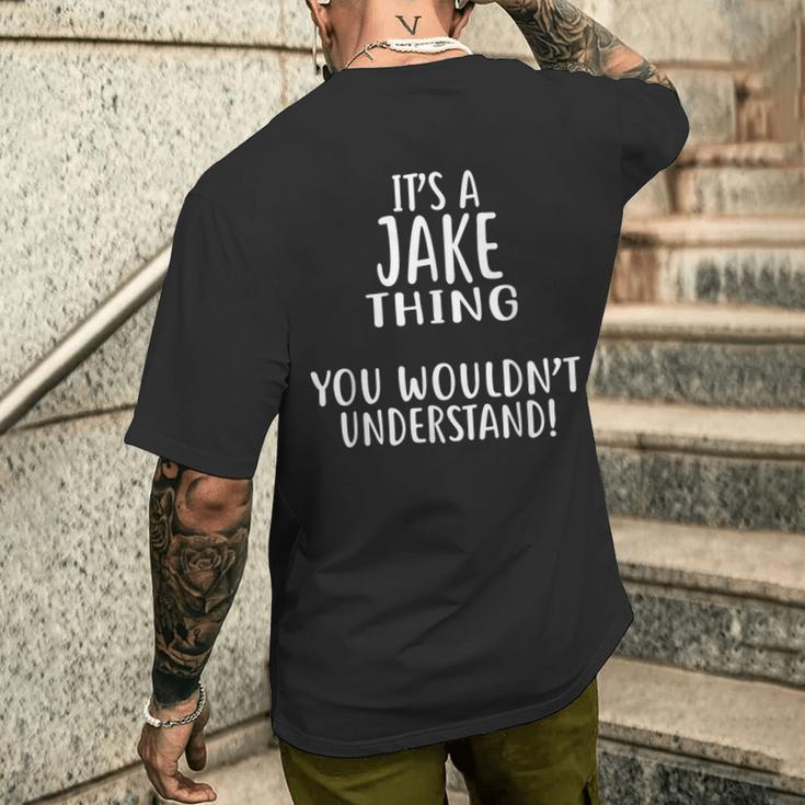 Es Ist Ein Jake-Ding Das Würdest Du Nichterstehen T-Shirt mit Rückendruck Geschenke für Ihn