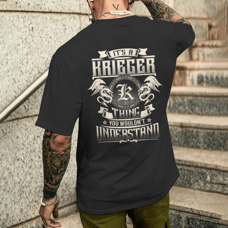 Es Ist Eine Krieger-Sache Dass Sie Den Familiennamen Nichterstehen Würden T-Shirt mit Rückendruck Geschenke für Ihn