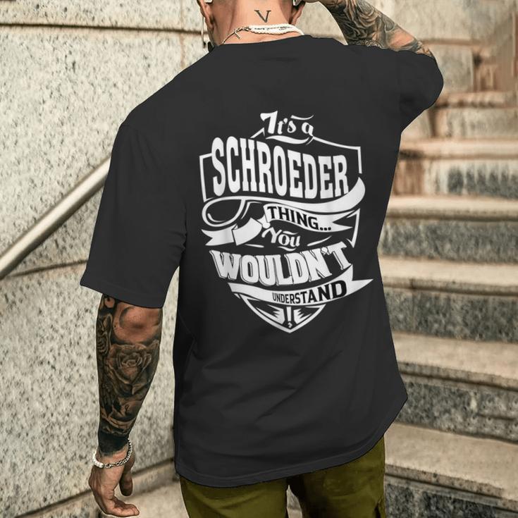 Es Ist Eine Schroeder-Ding T-Shirt mit Rückendruck Geschenke für Ihn