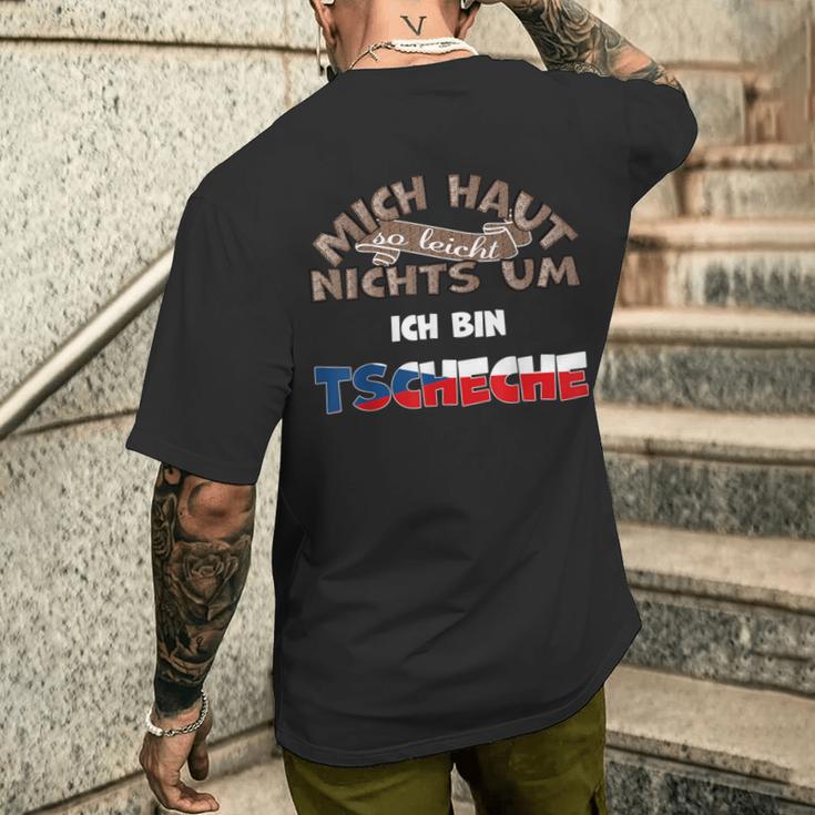 With Saying Mich Haut Nichts Um Ich Bin Czeche T-Shirt mit Rückendruck Geschenke für Ihn