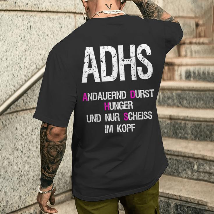 Top Adhd T-Shirt mit Rückendruck Geschenke für Ihn