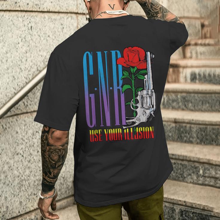 Guns N' Roses Illusions Tour T-Shirt mit Rückendruck Geschenke für Ihn