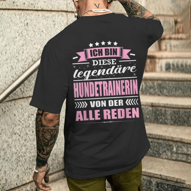 Ich Bin Diese Legendary Dog Trainer Ich Bin Diese T-Shirt mit Rückendruck Geschenke für Ihn