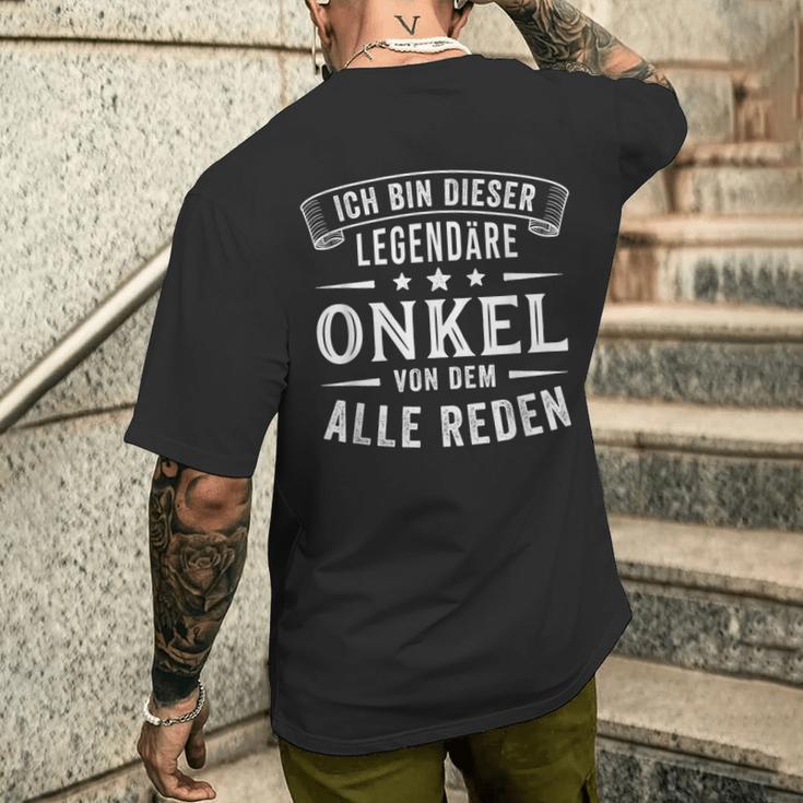 Ich Bin Dieser Legendäre Uncle T-Shirt mit Rückendruck Geschenke für Ihn