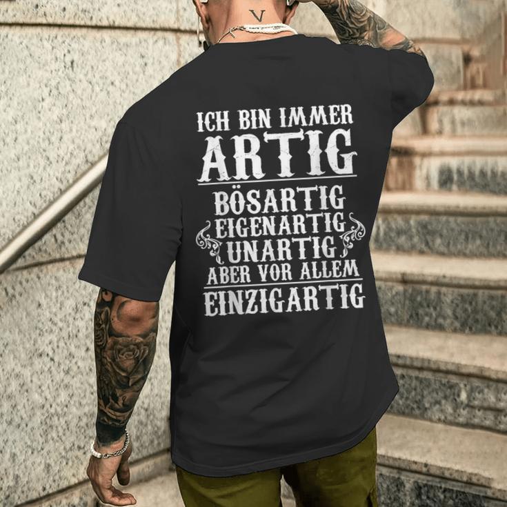 Ich Bin Immer Ar T-Shirt mit Rückendruck Geschenke für Ihn