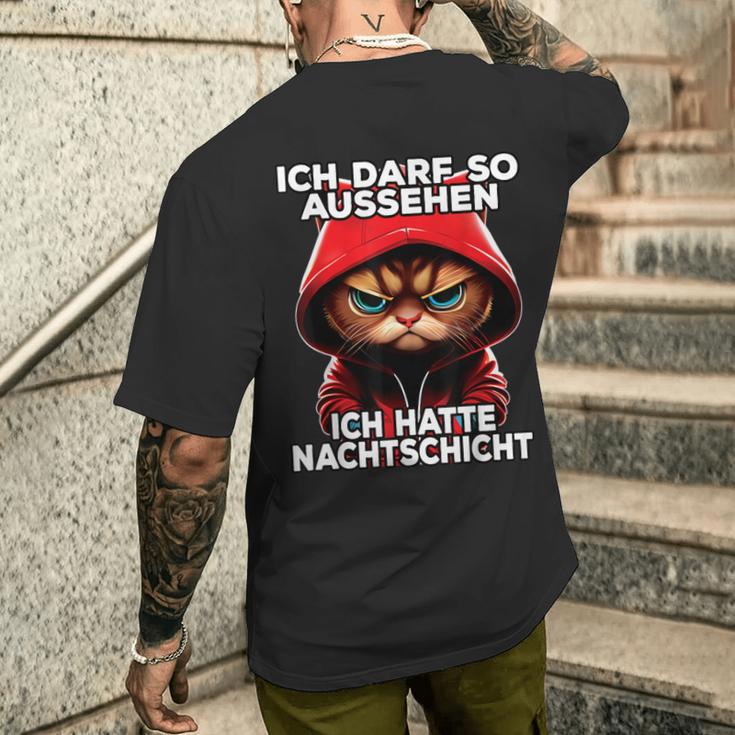 I Ich Kann So Sehen Ich Hatte Cat T-Shirt mit Rückendruck Geschenke für Ihn