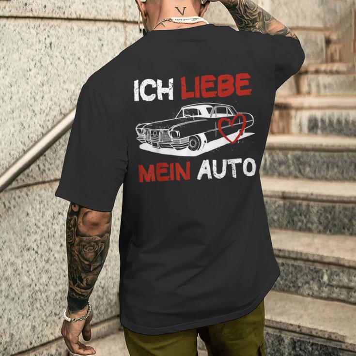 Ich Liebe Mein Auto T-Shirt mit Rückendruck Geschenke für Ihn