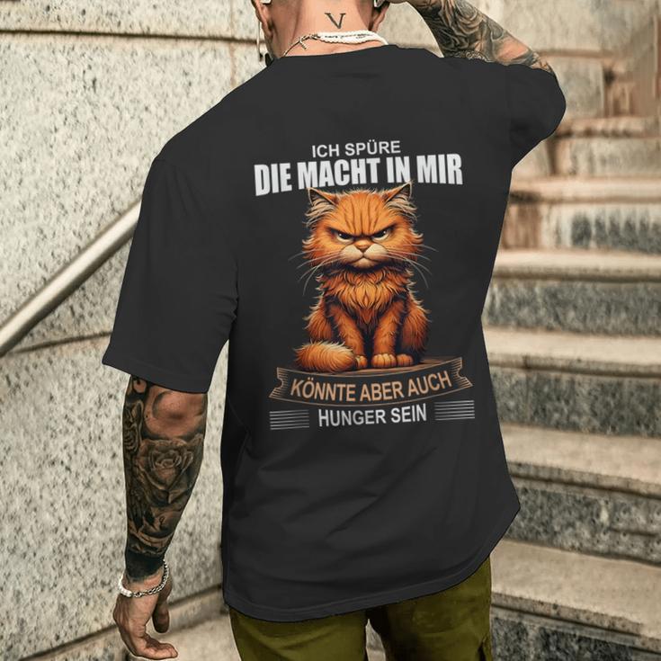 Ich Spüre Die Macht In Mir T-Shirt mit Rückendruck Geschenke für Ihn