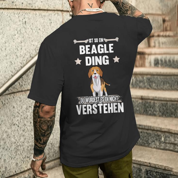 Ist So Ein Beagle Ding Hund Saying T-Shirt mit Rückendruck Geschenke für Ihn