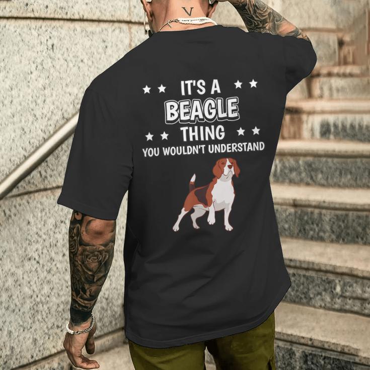 Ist So Ein Beagle Ding Lustiger Spruch Beagle T-Shirt mit Rückendruck Geschenke für Ihn