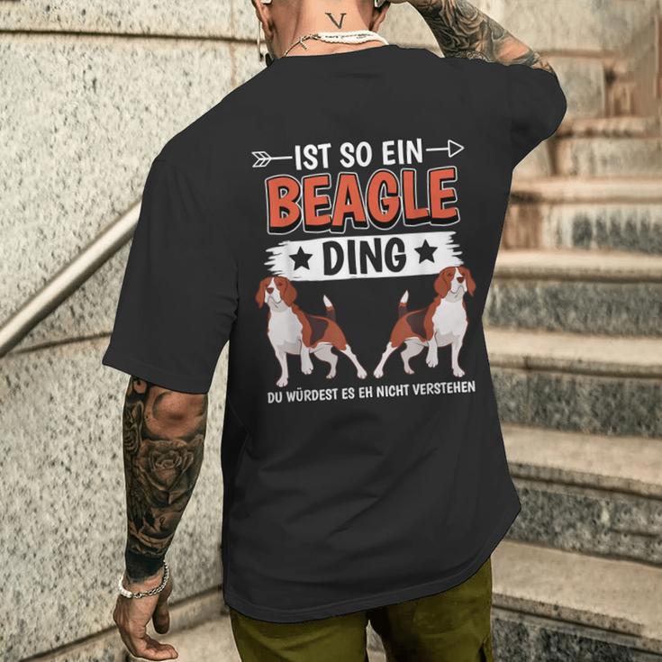 Ist So Ein Beagle Ding Beagle T-Shirt mit Rückendruck Geschenke für Ihn