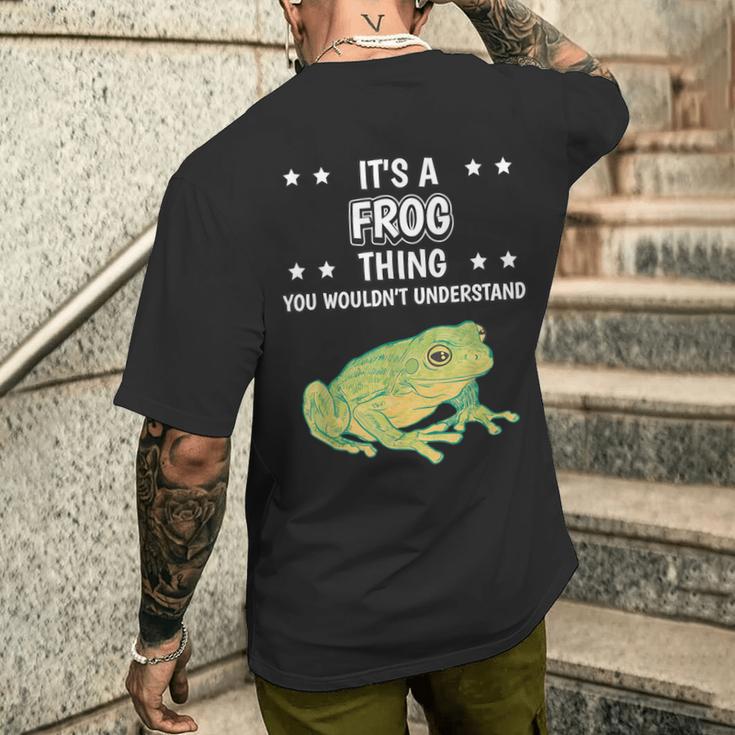 Ist So Ein Frosch Ding T-Shirt mit Rückendruck Geschenke für Ihn