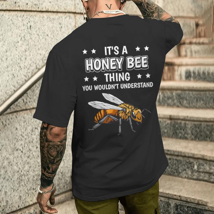 Ist So Ein Honigbiene Ding Lustiger Spruch Honigbienen T-Shirt mit Rückendruck Geschenke für Ihn