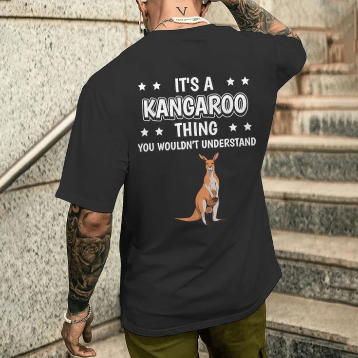 Ist So Ein Kangaroo Ding Saying Kangaroo T-Shirt mit Rückendruck Geschenke für Ihn