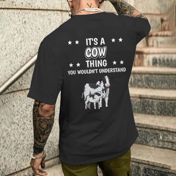 Ist So Ein Kuh Ding T-Shirt mit Rückendruck Geschenke für Ihn