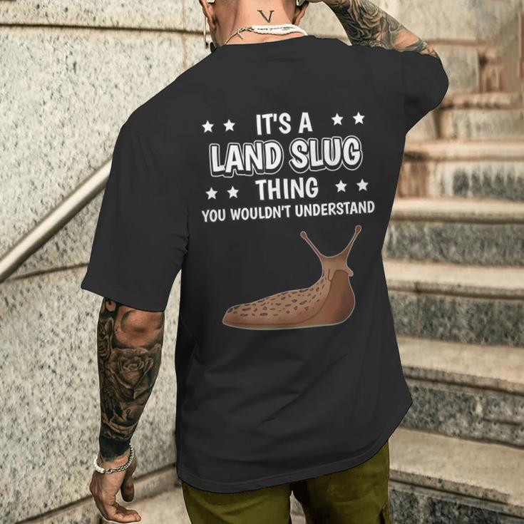 Ist So Ein Landschnecke Ding T-Shirt mit Rückendruck Geschenke für Ihn