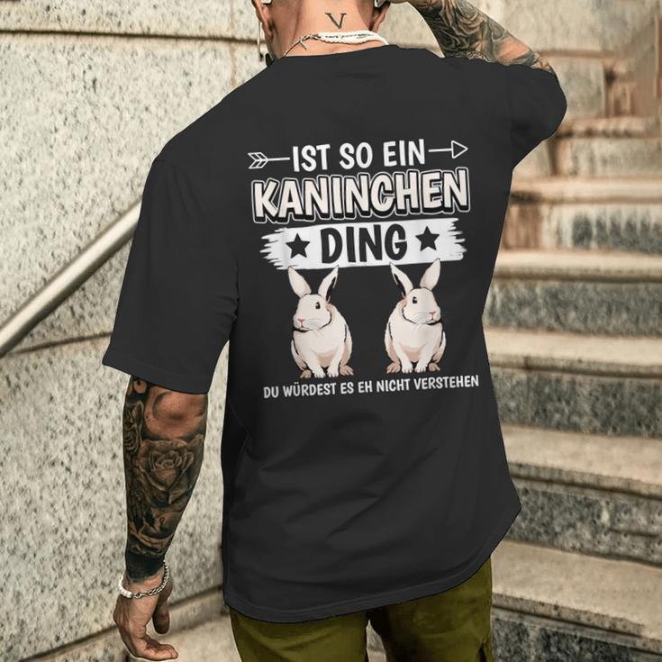 Ist So Ein Rabinchen Ding Rabbit T-Shirt mit Rückendruck Geschenke für Ihn