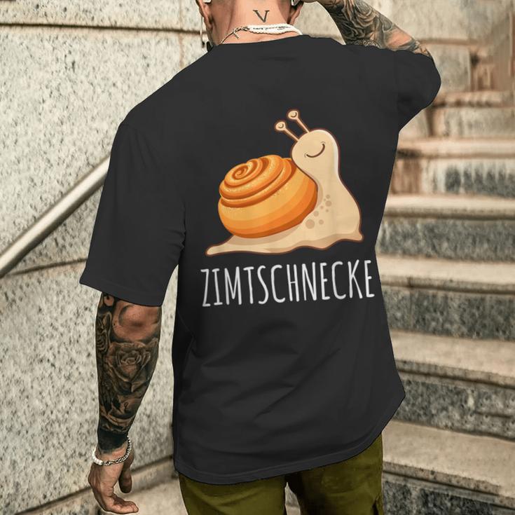 Kanelbull Gifflar Sugar Snail T-Shirt mit Rückendruck Geschenke für Ihn