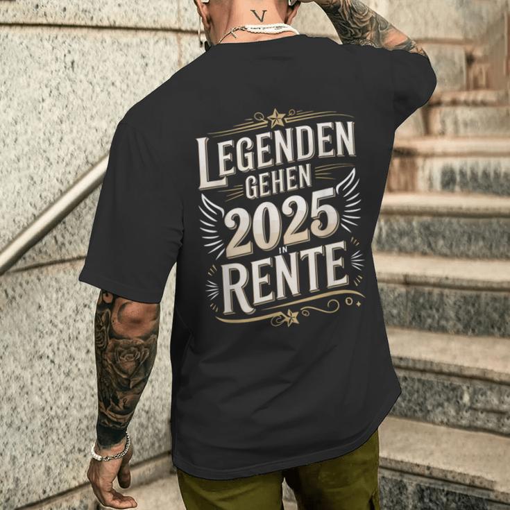 Legends Go 2025 In Retirement T-Shirt mit Rückendruck Geschenke für Ihn